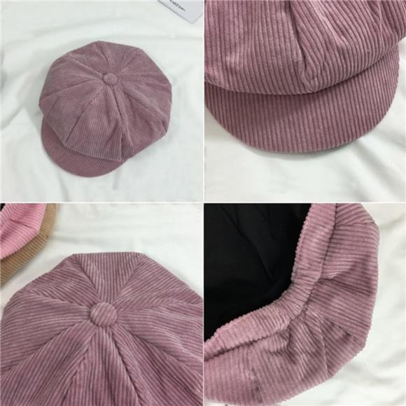 Women's Retro Paperboy Gatsby Cap Painter Hats - Picture 3 of 3